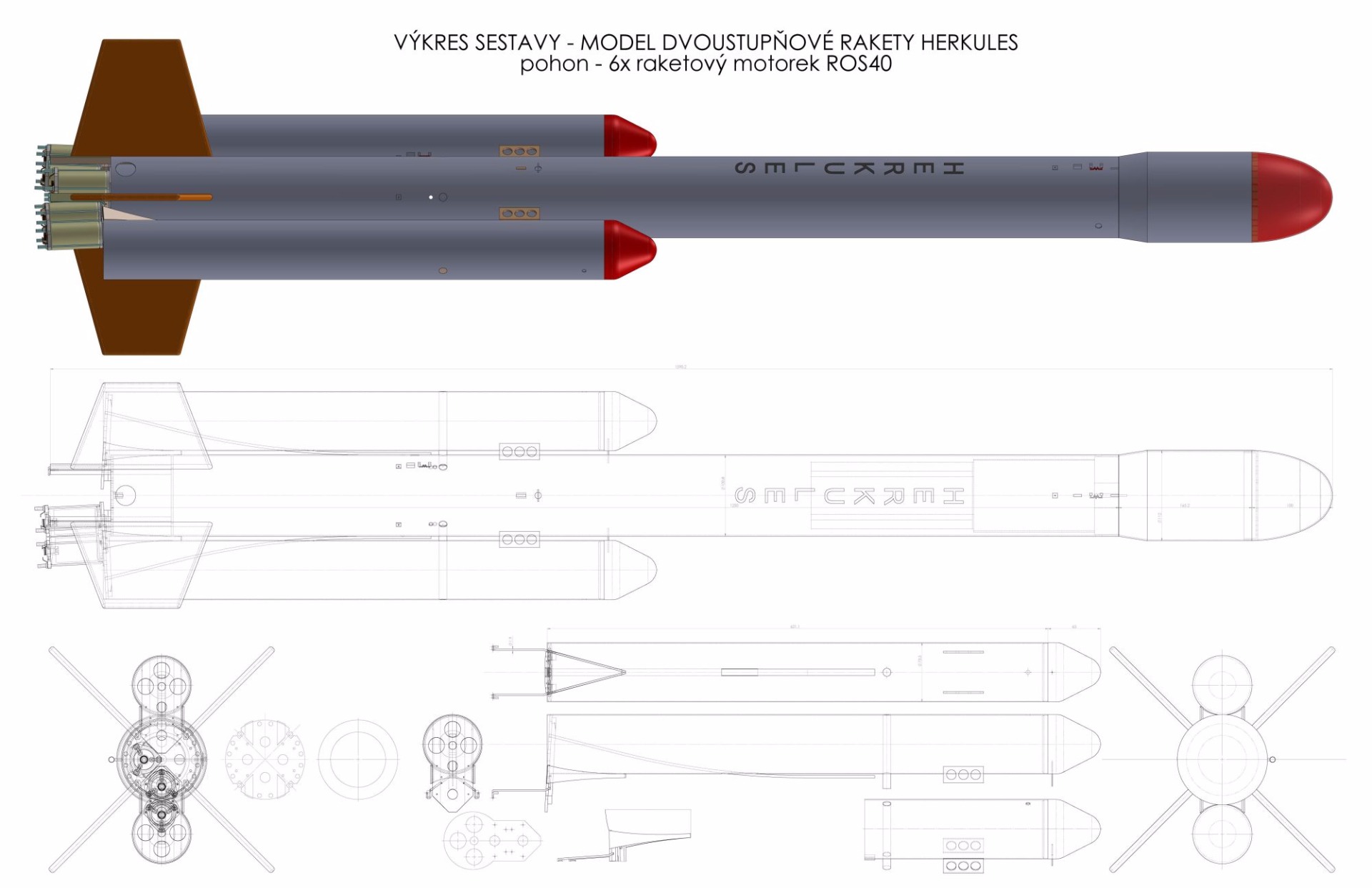 Fotogalerie - stavba rakety HERKULES