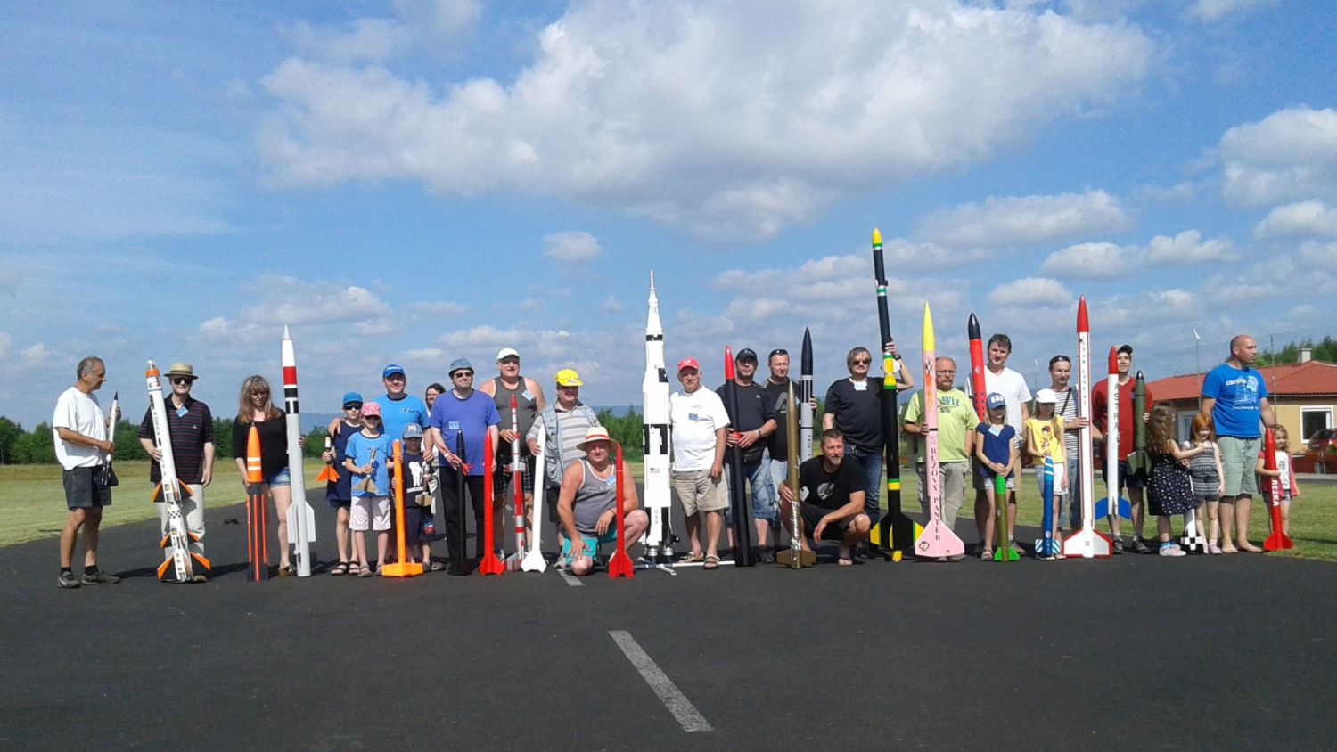 Hromadné foto při zahájení festivalu, 24.6. 2017